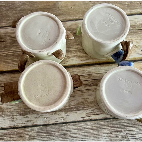 4-FITZ & FLOYD SKI MUGS - Picture 11 of 14